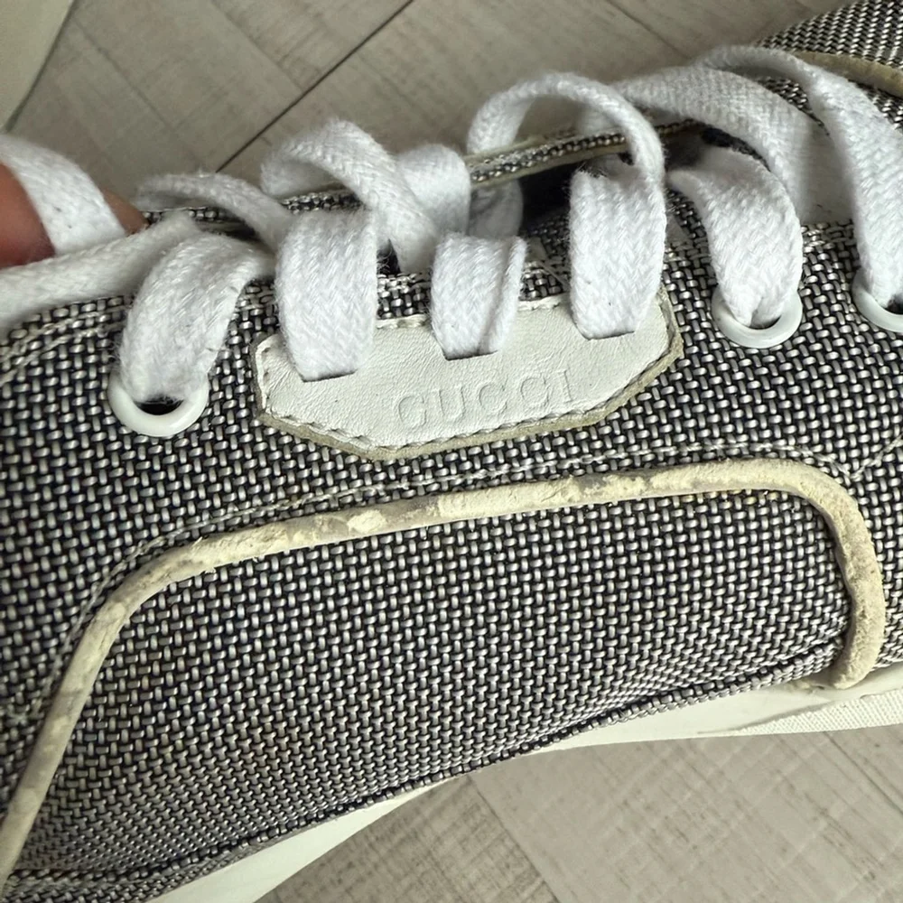 Gucci Baling Fabric Nappa Moorea Interlocking G men's high-top sneaker US12